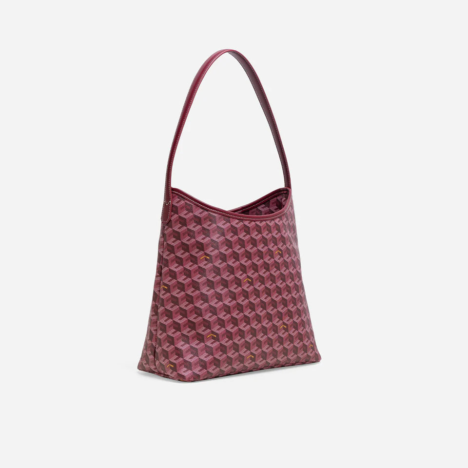 Alesso Small Hobo Bag - Burgundy (Pre-Order)
