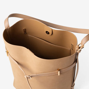 Anora Bucket Bag - Latte (Pre-Order)
