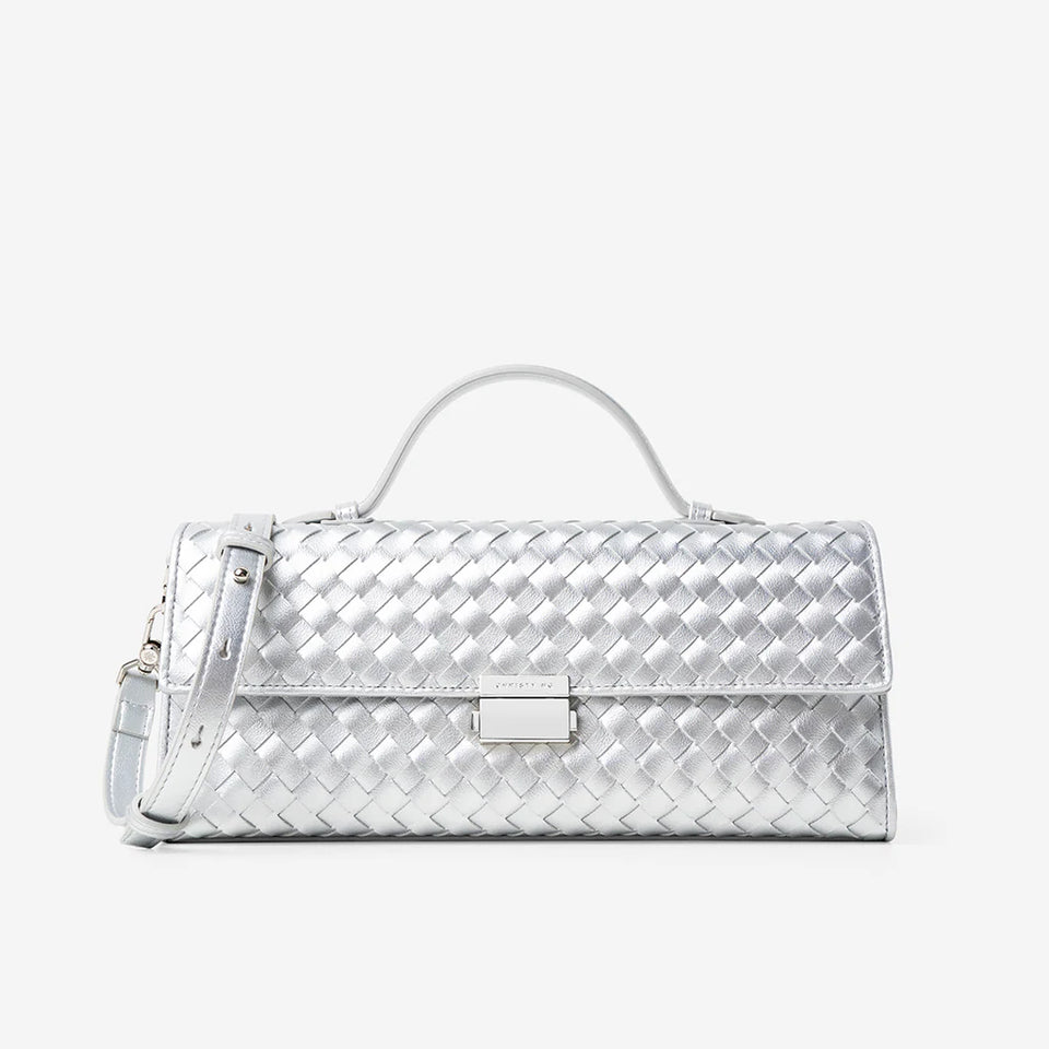 Bruna Handbag - Silver (Pre-Order)