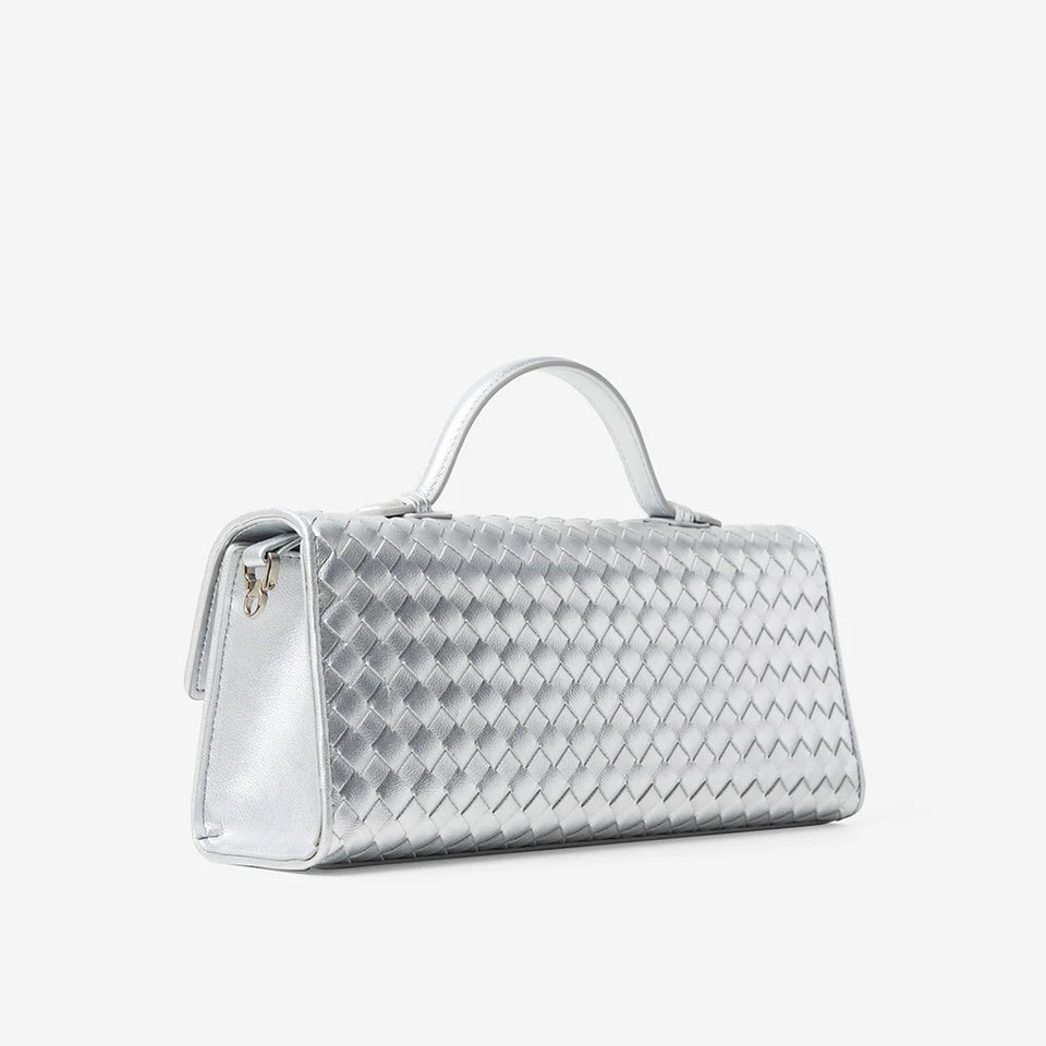 Bruna Handbag - Silver (Pre-Order)
