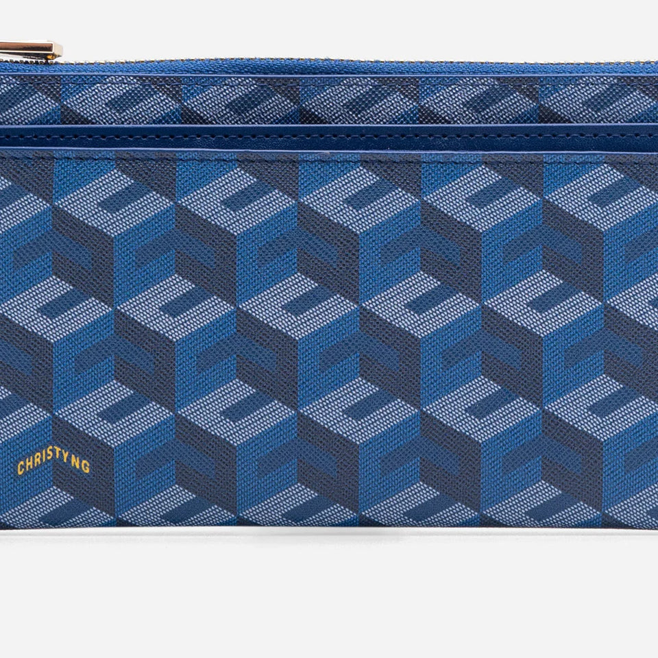 Chrissy Wallet Print Edition - Blue (On-Hand)