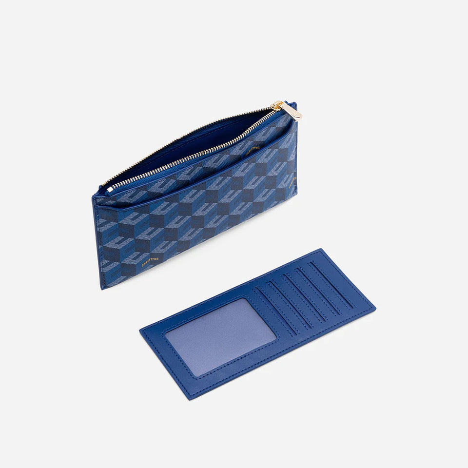 Chrissy Wallet Print Edition - Blue (On-Hand)