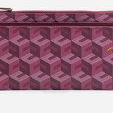 Chrissy Wallet Print Edition - Burgundy (On-Hand)