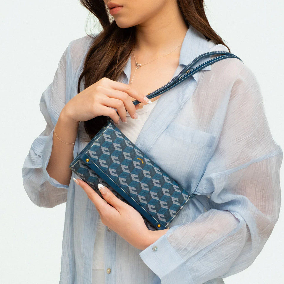 Diego Shoulder Bag - Blue (Pre-Order)