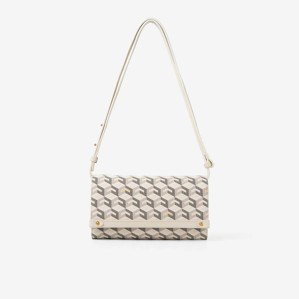 Diego Shoulder Bag - White (Pre-Order)
