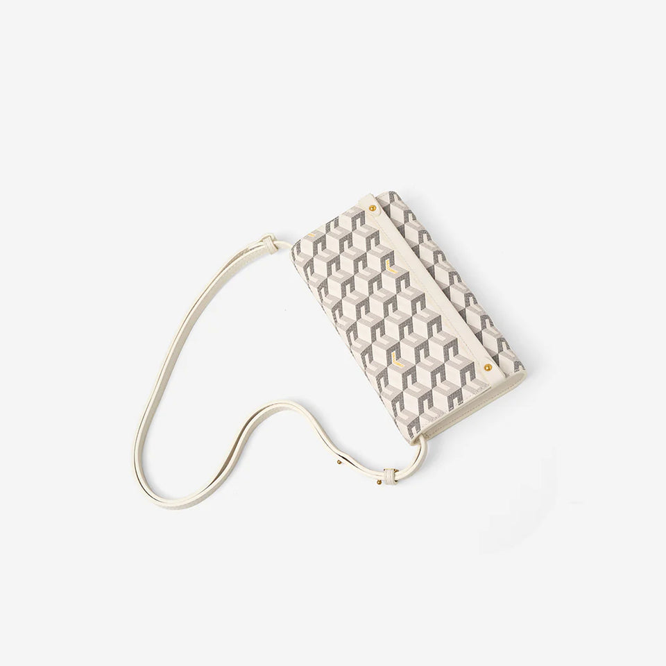 Diego Shoulder Bag - White (Pre-Order)