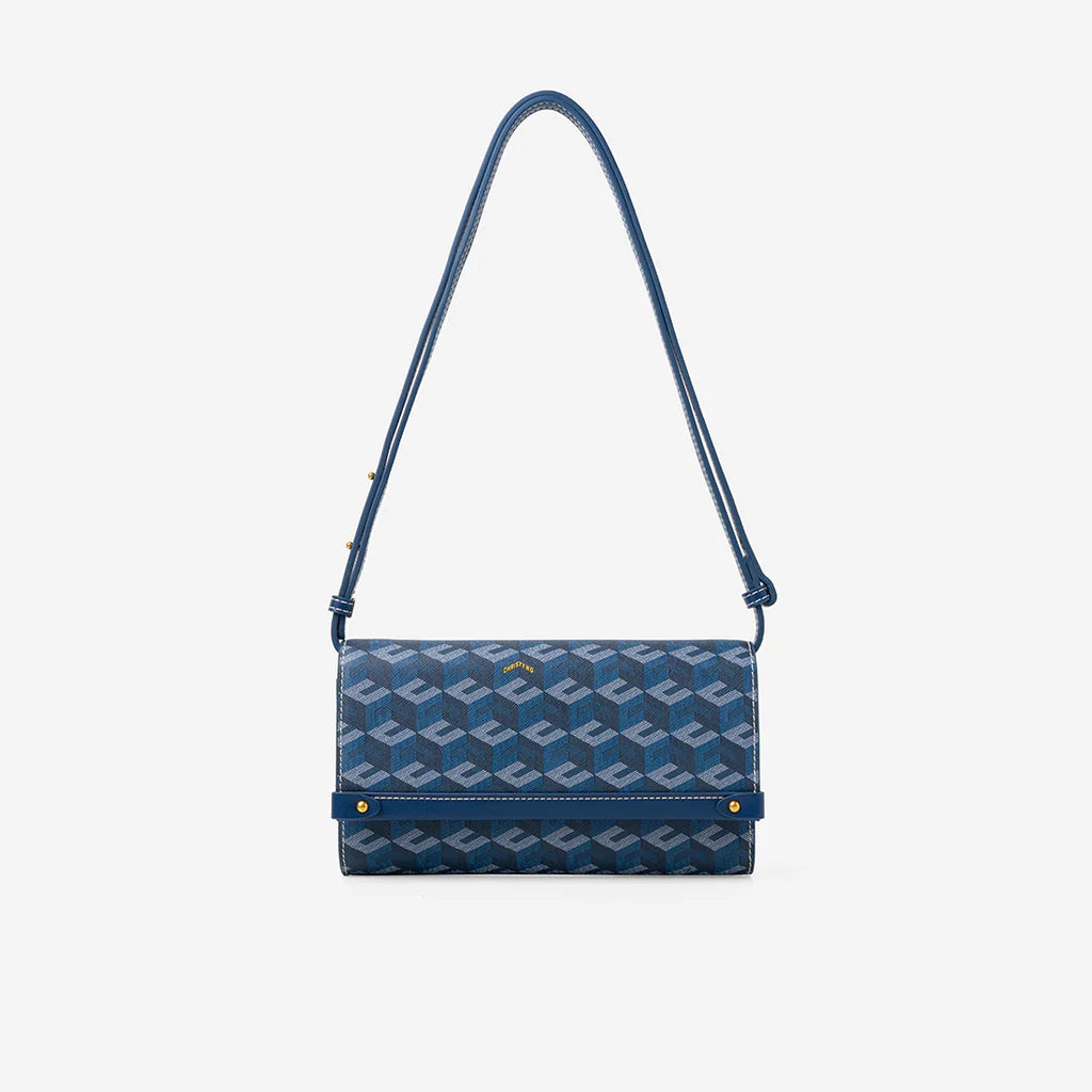 Diego Shoulder Bag - Blue (Pre-Order)