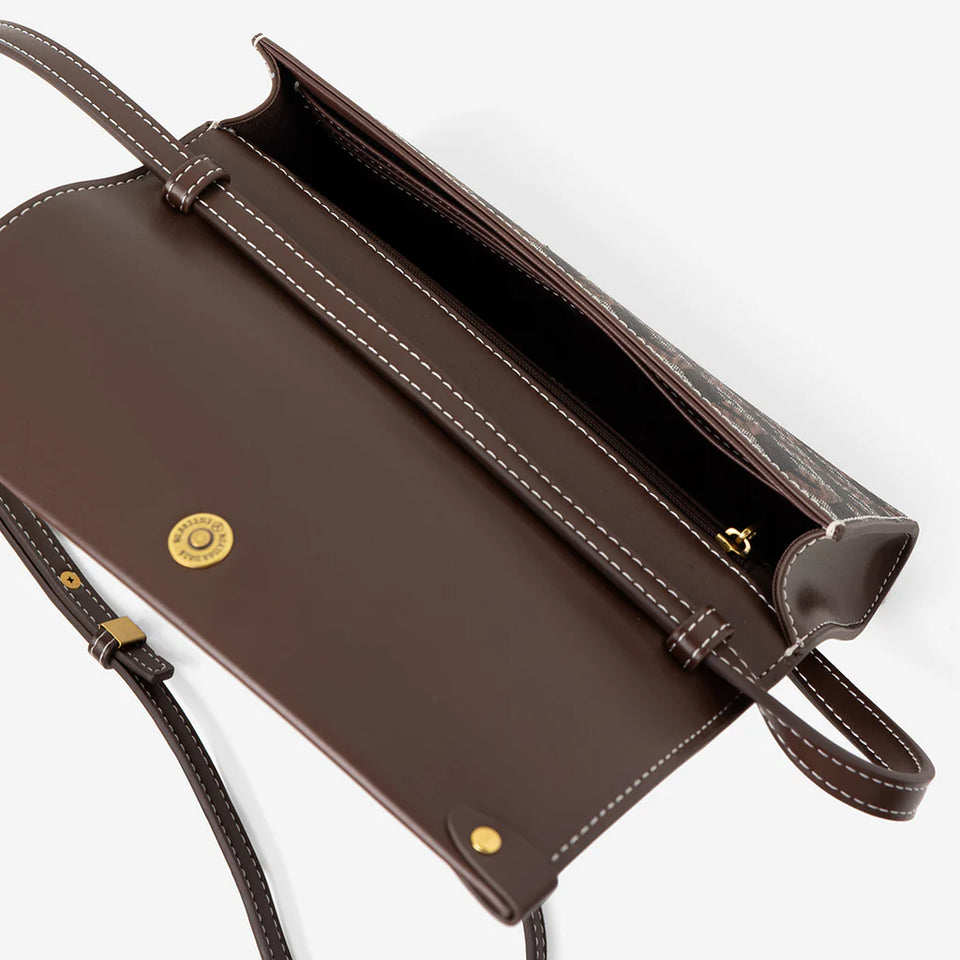 Diego Shoulder Bag - Chestnut Brown (Pre-Order)
