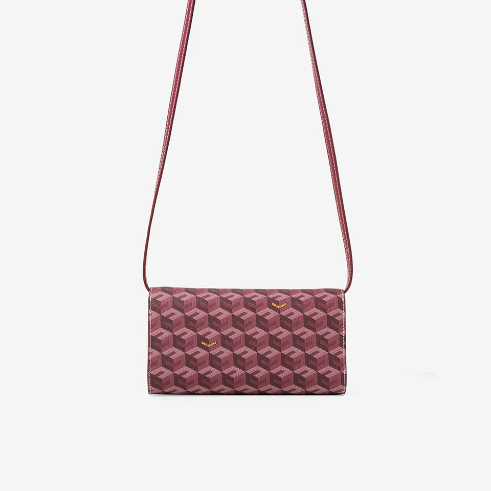 Diego Shoulder Bag - Burgundy (Pre-Order)