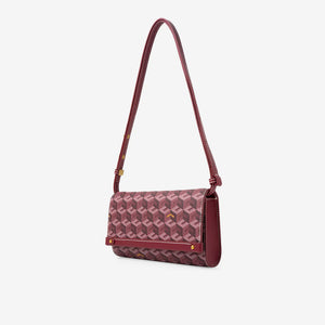 Diego Shoulder Bag - Burgundy (Pre-Order)