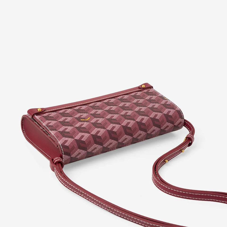 Diego Shoulder Bag - Burgundy (Pre-Order)