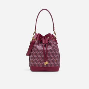 Giorgio Bucket Bag - Burgundy (Pre-Order)