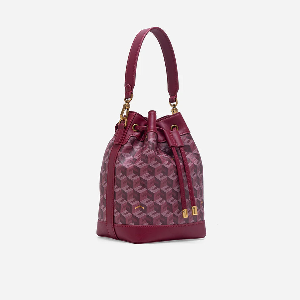 Giorgio Bucket Bag - Burgundy (Pre-Order)