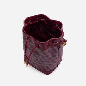 Giorgio Bucket Bag - Burgundy (Pre-Order)