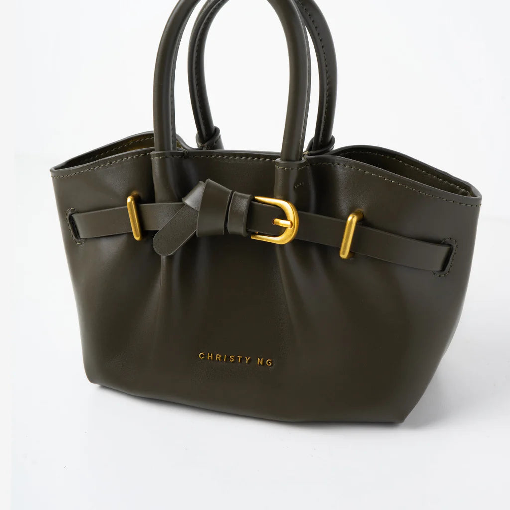 Inaya Tote Bag - Dark Olive (Pre-Order)