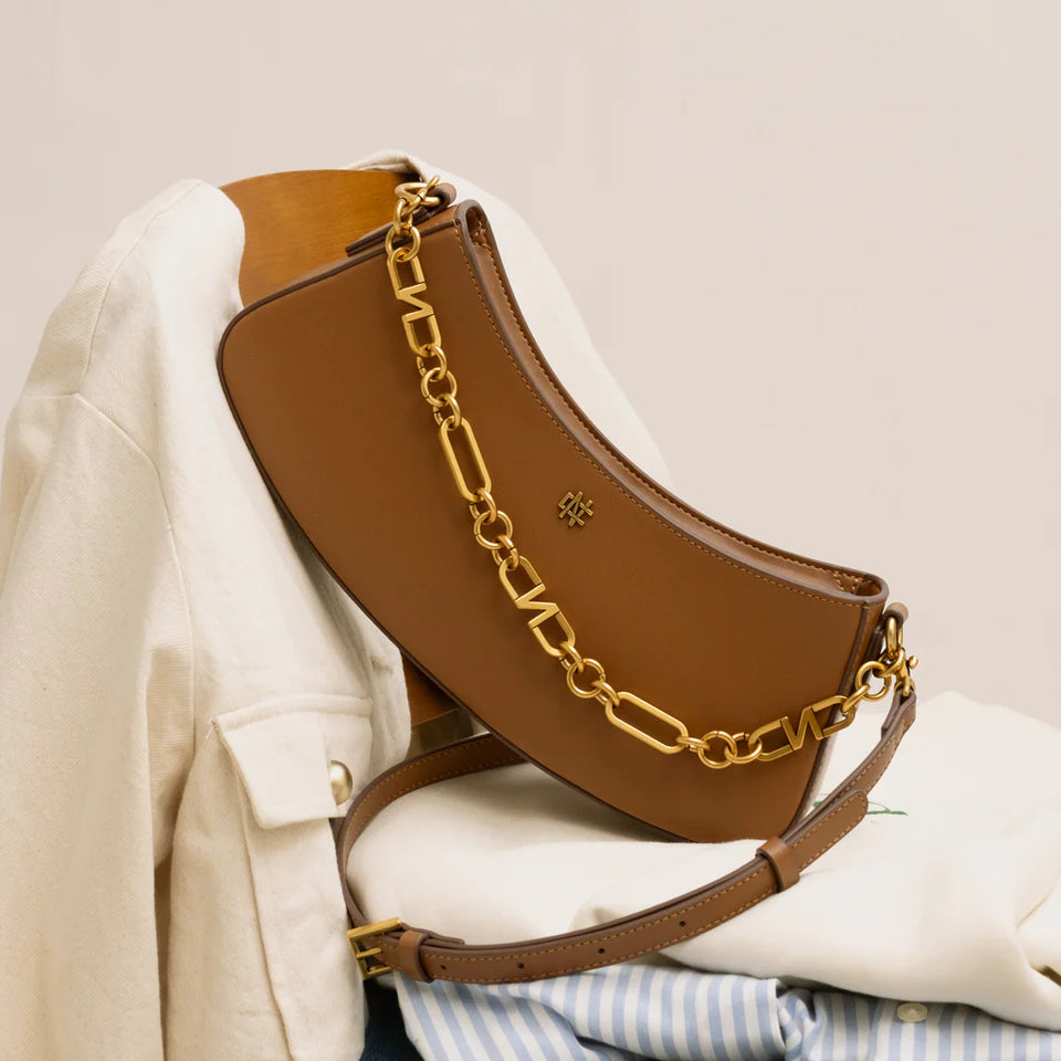 Ivy Chain Shoulder Bag - Tan (Pre-Order)