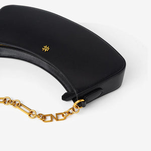 Ivy Chain Shoulder Bag - Black (Pre-Order)