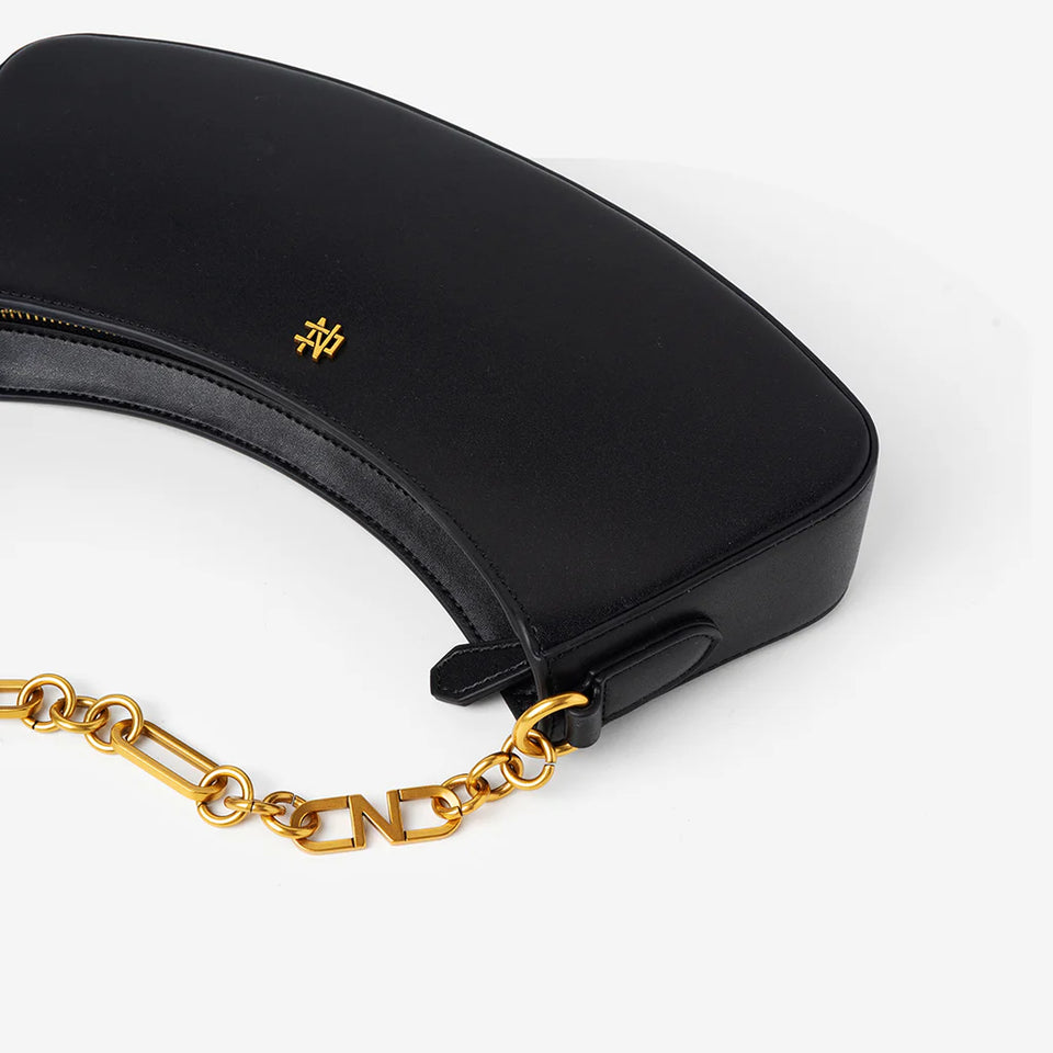 Ivy Chain Shoulder Bag - Black (Pre-Order)