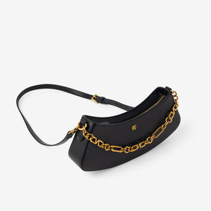 Ivy Chain Shoulder Bag - Black (Pre-Order)