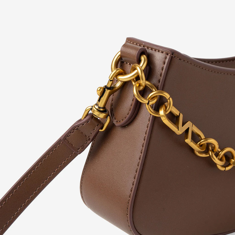Ivy Chain Shoulder Bag - Brown (Pre-Order)