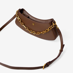 Ivy Chain Shoulder Bag - Brown (Pre-Order)