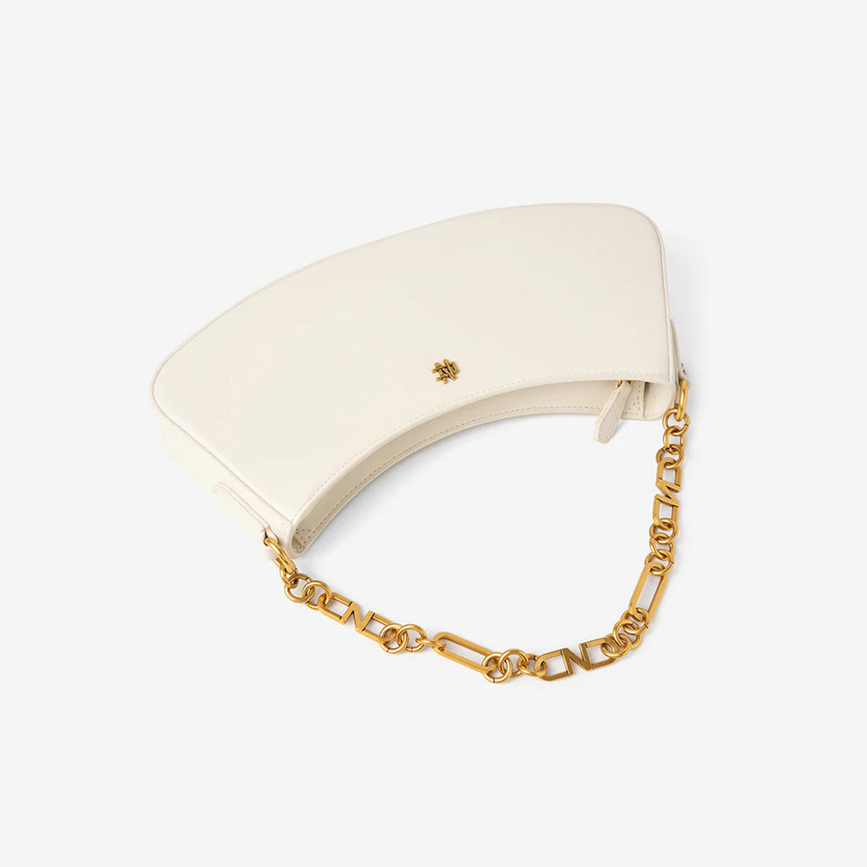 Ivy Chain Shoulder Bag - Eggshell White (Pre-Order)