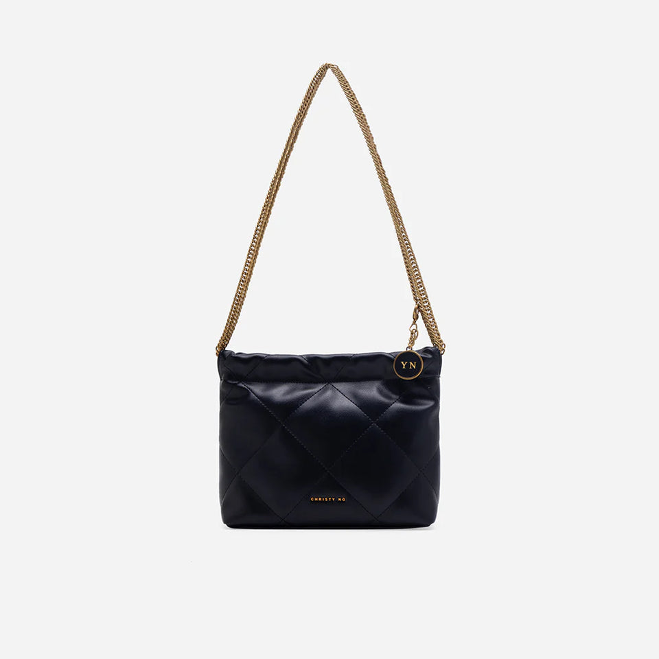 Izzie Mini Chain Bag - Black (Pre-Order)