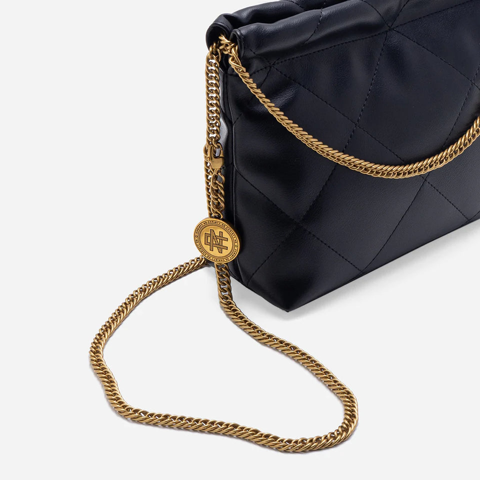 Izzie Mini Chain Bag - Black (Pre-Order)