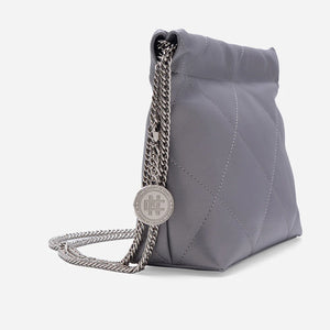 Izzie Mini Chain Bag - Gun Metal (Pre-Order)