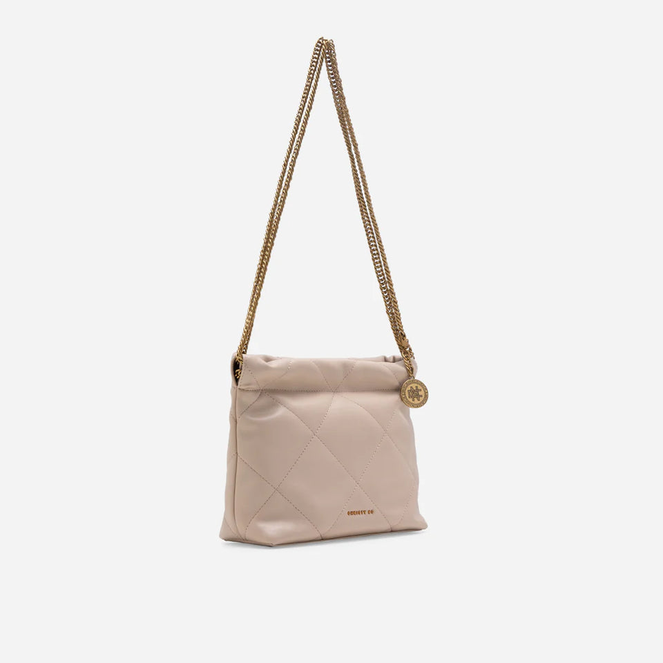 Izzie Mini Chain Bag - Sandy Beige (Pre-Order)