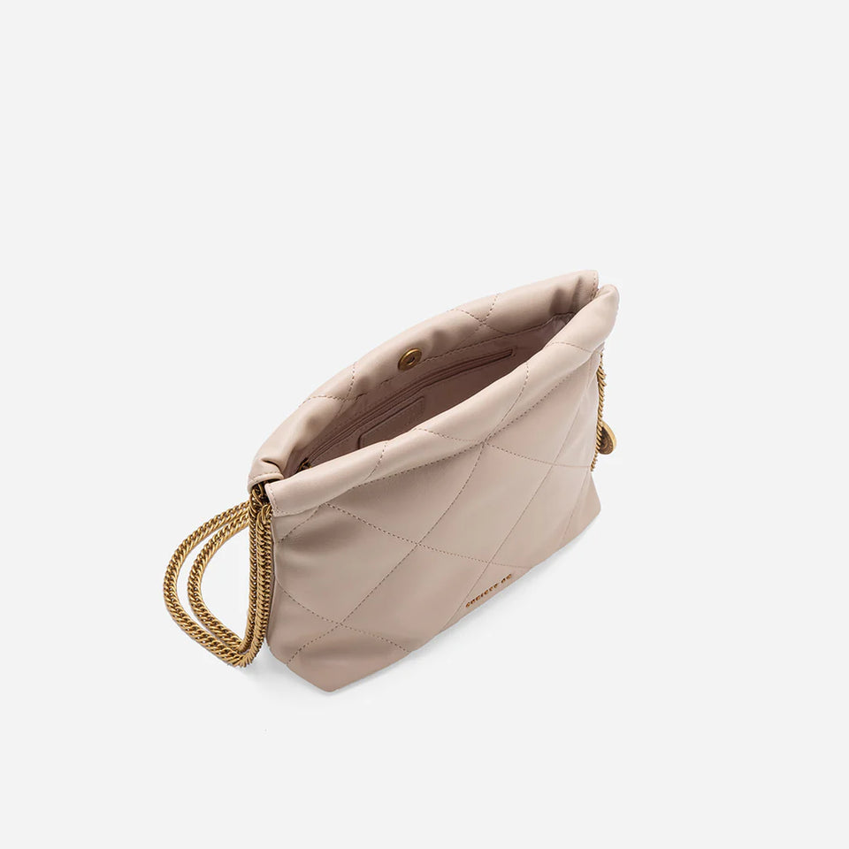 Izzie Mini Chain Bag - Sandy Beige (Pre-Order)