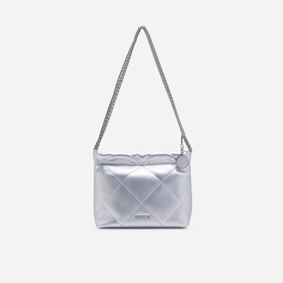 Izzie Mini Chain Bag - Silver (Pre-Order)