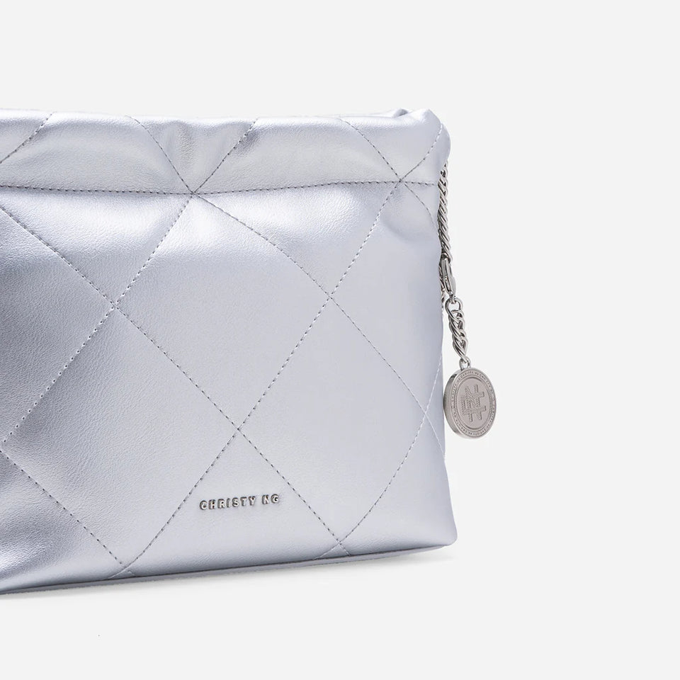 Izzie Mini Chain Bag - Silver (Pre-Order)
