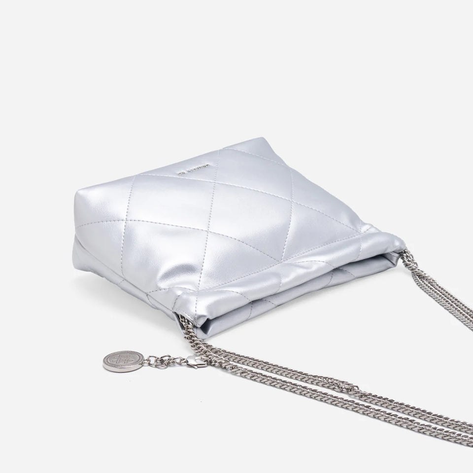 Izzie Mini Chain Bag - Silver (Pre-Order)