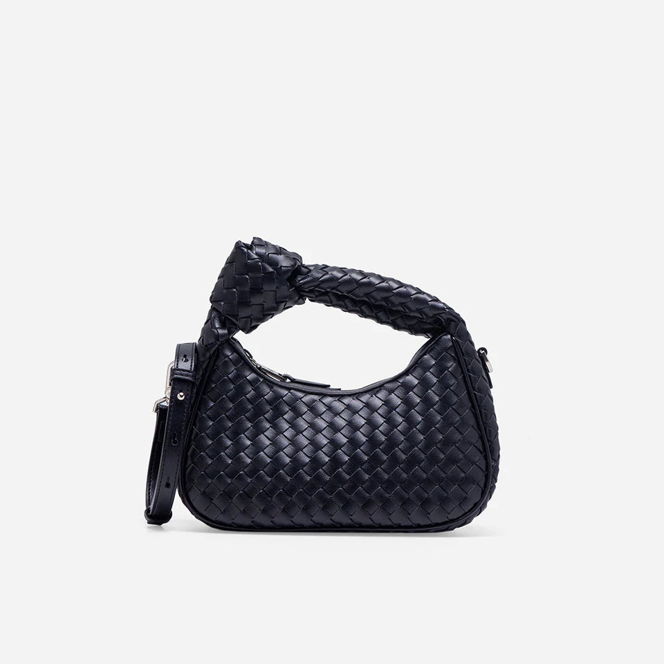 Luciana Woven Bag - Black (Pre-Order)