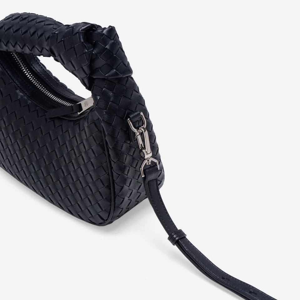 Luciana Woven Bag - Black (Pre-Order)
