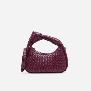 Luciana Woven Bag - Burgundy (Pre-Order)
