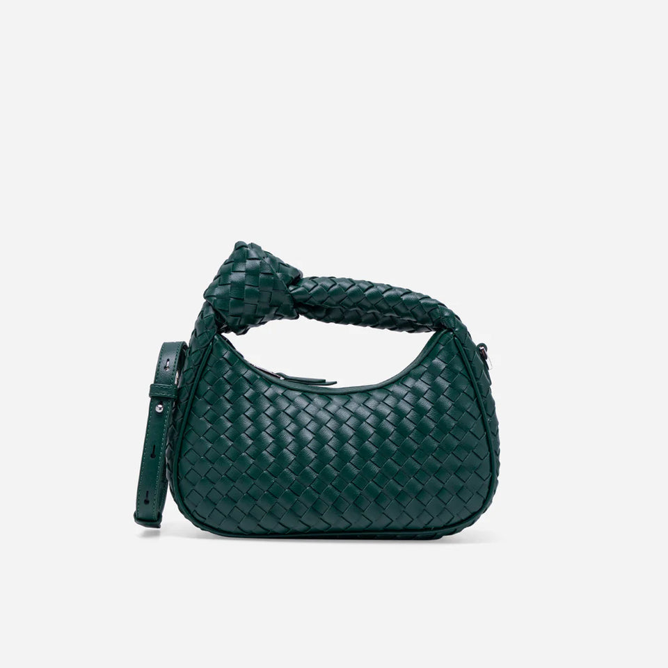 Luciana Woven Bag - Emerald Green (Pre-Order)