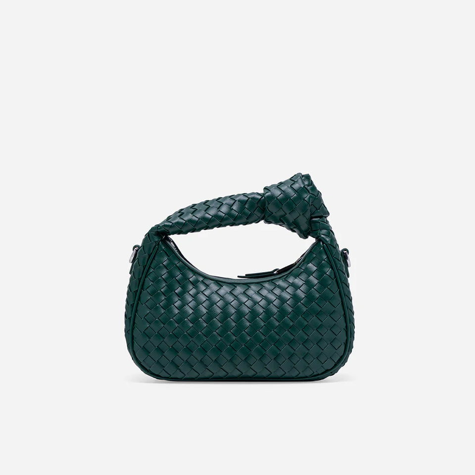 Luciana Woven Bag - Emerald Green (Pre-Order)