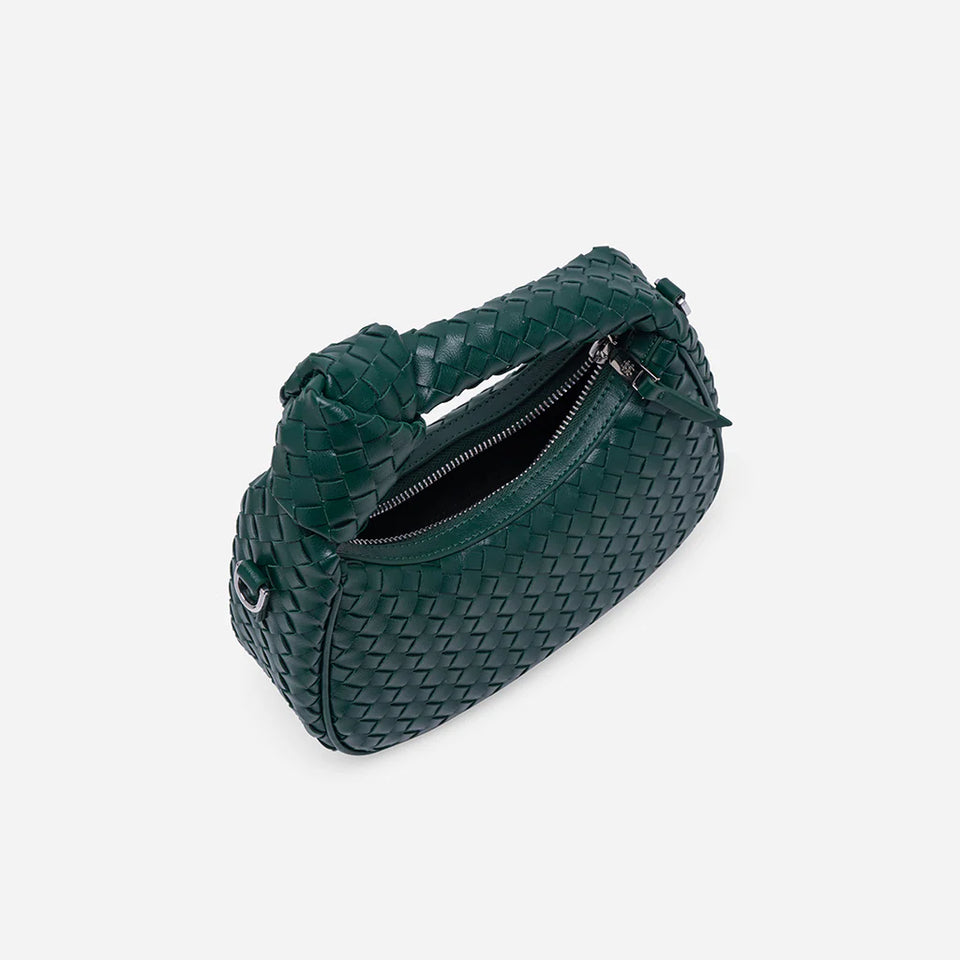 Luciana Woven Bag - Emerald Green (Pre-Order)