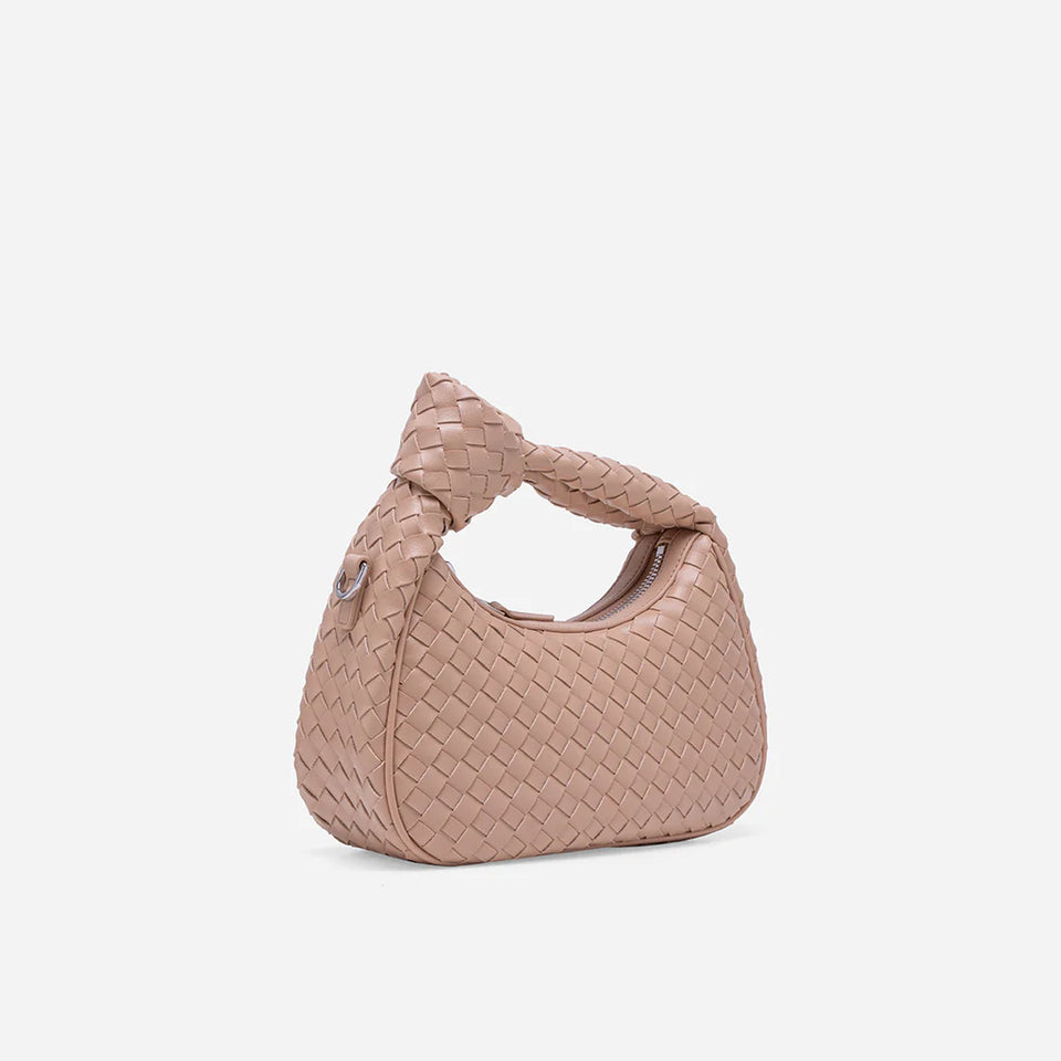 Luciana Woven Bag - Nude (Pre-Order)