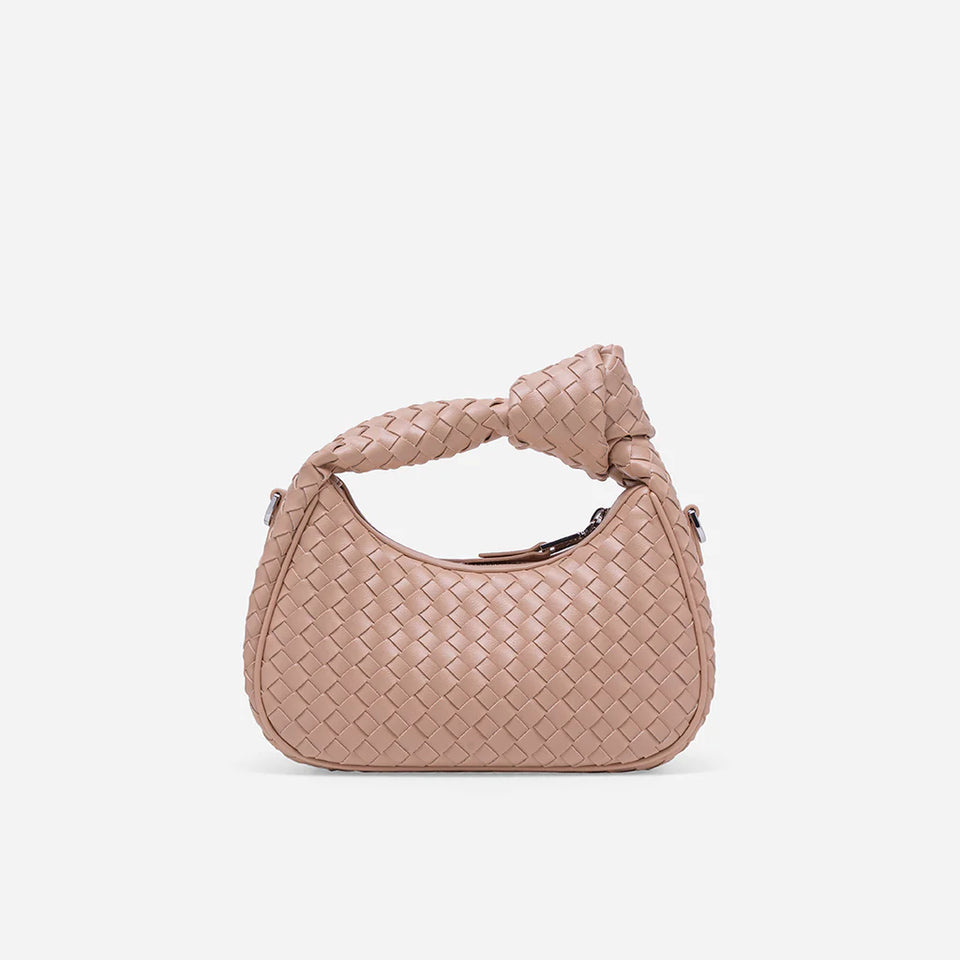 Luciana Woven Bag - Nude (Pre-Order)