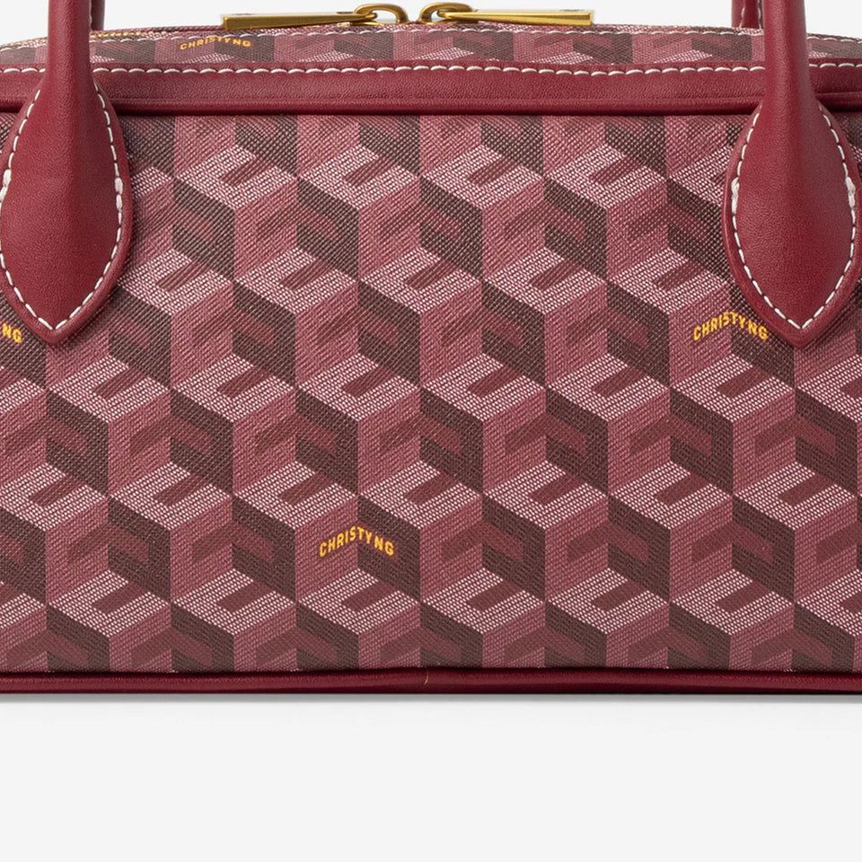 Marcelo Shoulder Bag - Burgundy (Pre-Order)