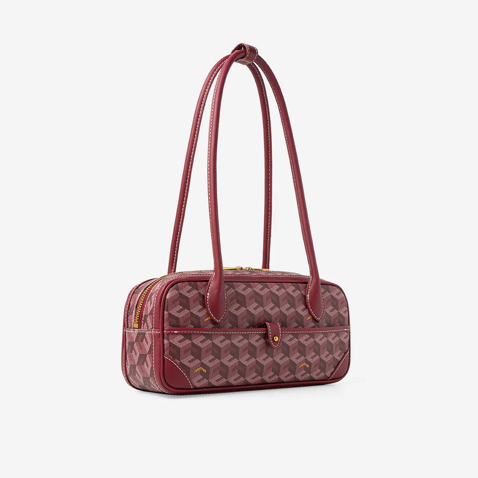 Marcelo Shoulder Bag - Burgundy (Pre-Order)