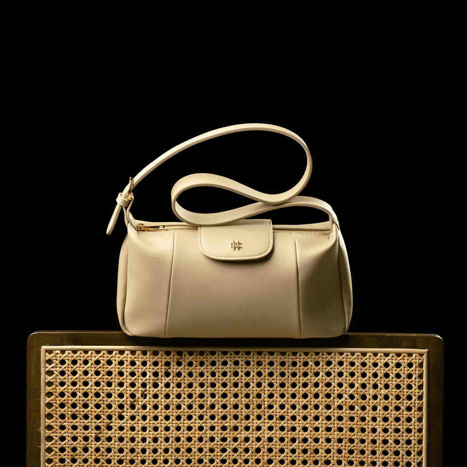 Molly Shoulder Bag - Latte (Pre-Order)