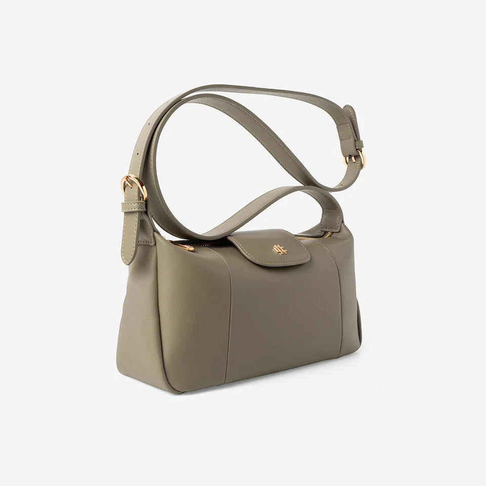 Molly Shoulder Bag - Olive Grey (Pre-Order)