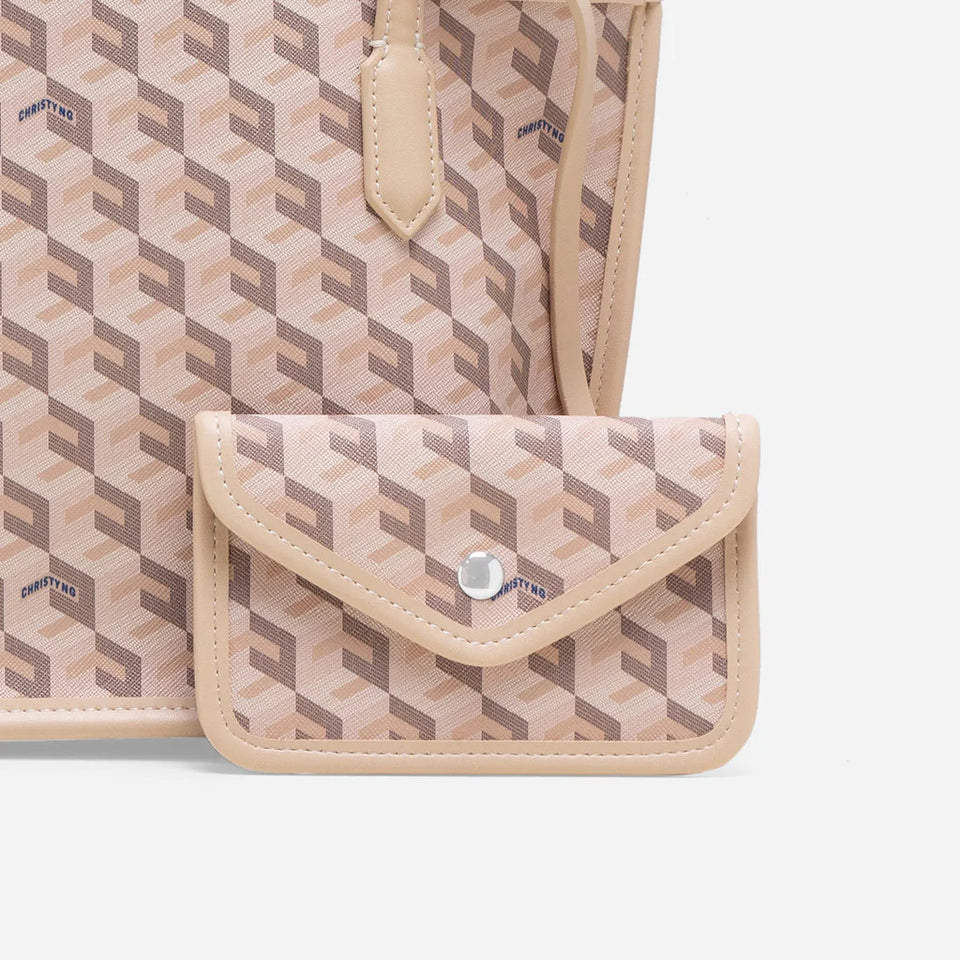 Russo Mini Tote Bag - Beige (On-Hand)