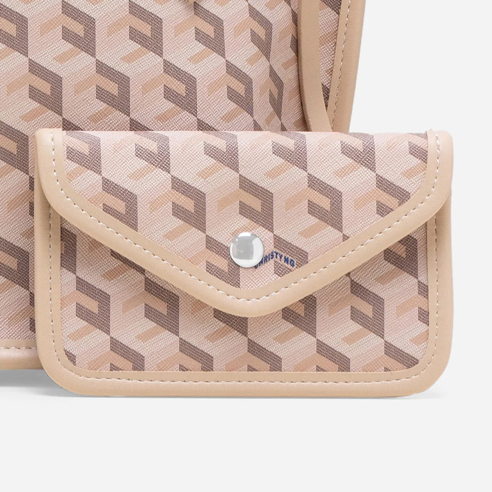 Russo Mini Tote Bag - Beige (On-Hand)