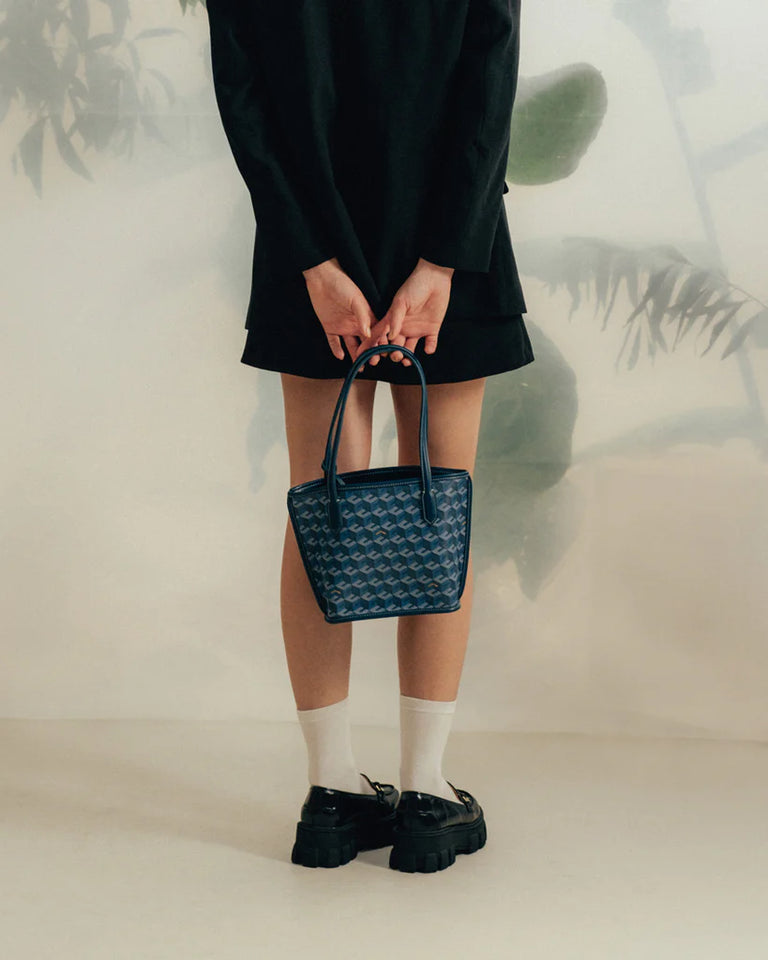 Russo Mini Tote Bag - Blue (On-Hand)