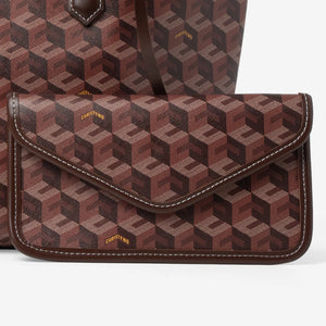 Russo Medium Tote Bag - Brown (On-Hand)